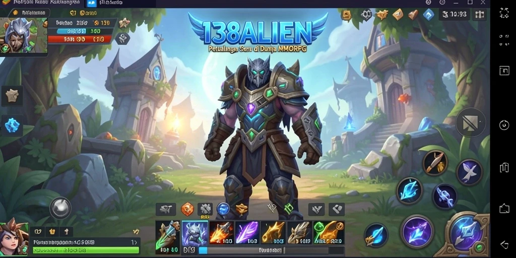 Screenshot gameplay 138ALIEN yang menampilkan aksi petualangan MMORPG.