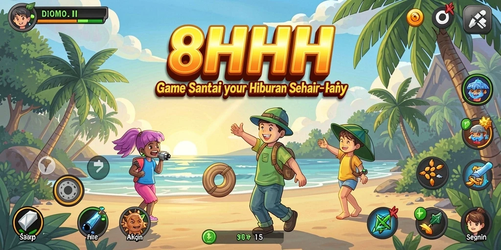 Screenshot gameplay 8HHH menampilkan pengalaman hiburan yang menyenangkan.
