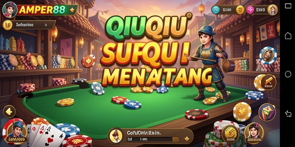 Tangkapan layar menampilkan fitur gameplay seru AMPER88.