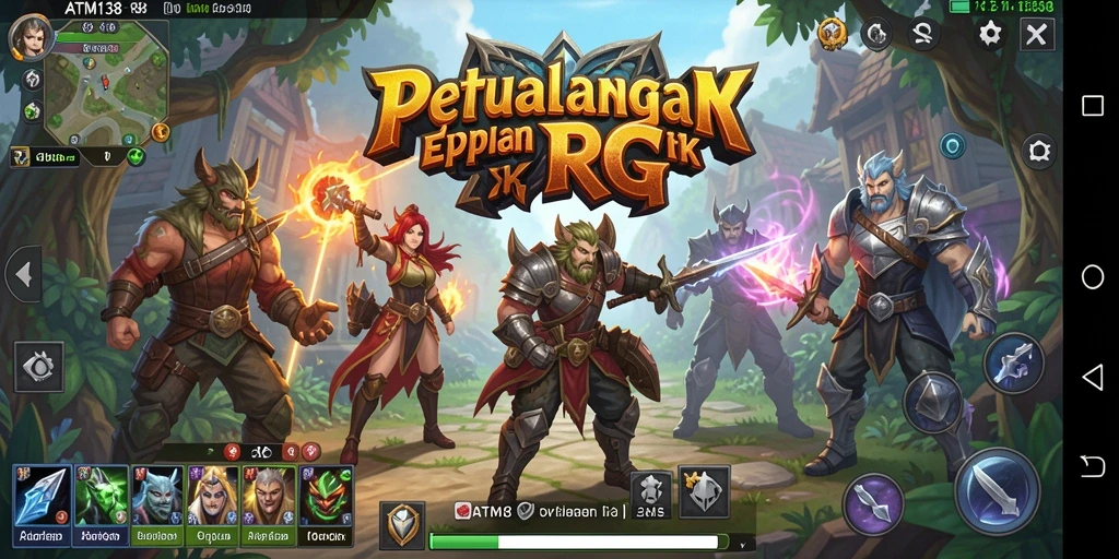 Tampilan gameplay epik dari <strong>ATM138</strong> yang menampilkan pertempuran seru.