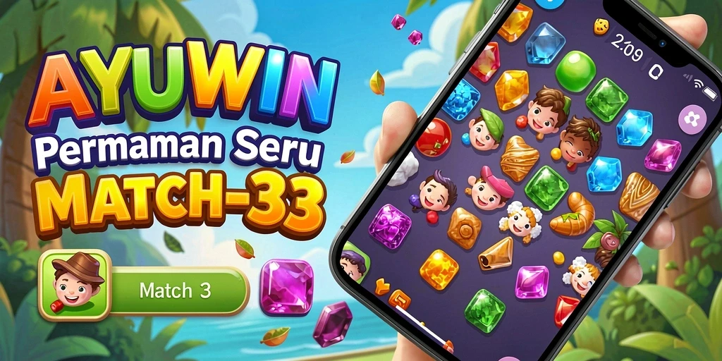 Tampilan gameplay AYUWIN yang menarik dan berwarna.