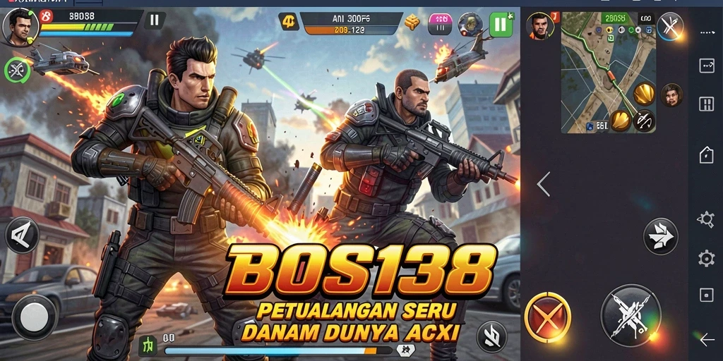 Tampilan seru dari gameplay <strong>BOS138</strong> yang penuh aksi.