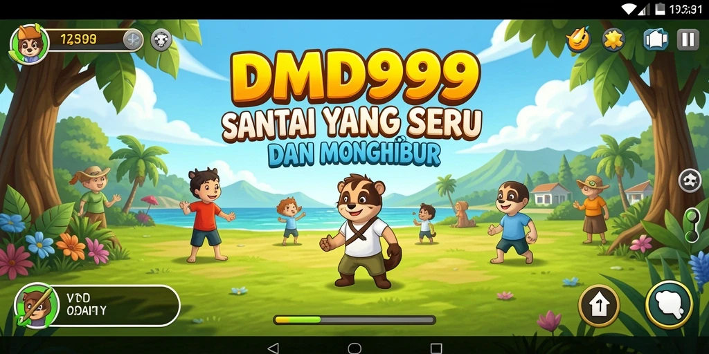 Tampilan gameplay DMD999 yang mengasyikkan dan penuh warna.