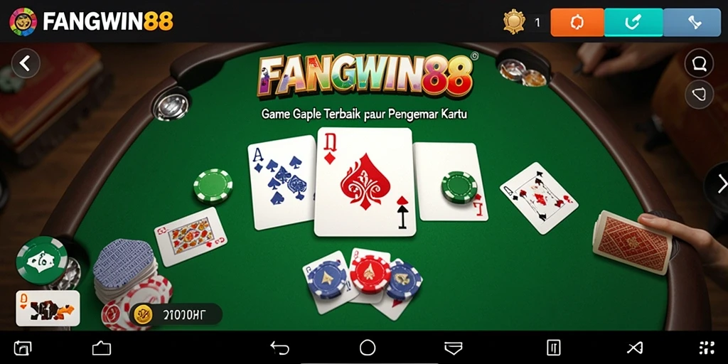 Tampilan gameplay Gaple yang seru dan interaktif.