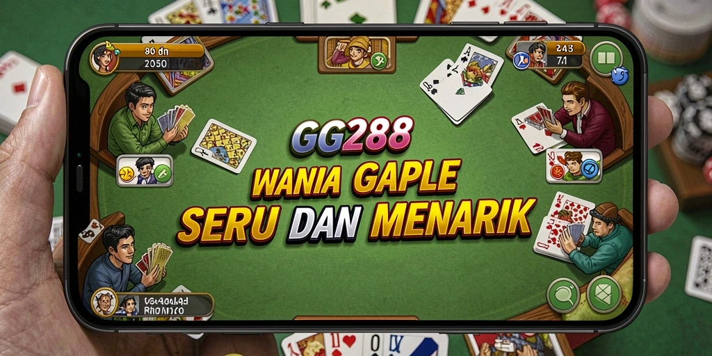 Screenshot gameplay GG288 menampilkan keseruan permainan Gaple.