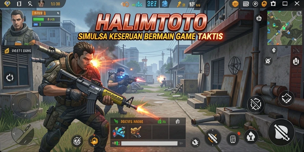 Screenshot permainan HALIMTOTO menunjukkan grafis yang menawan dan gameplay yang seru.