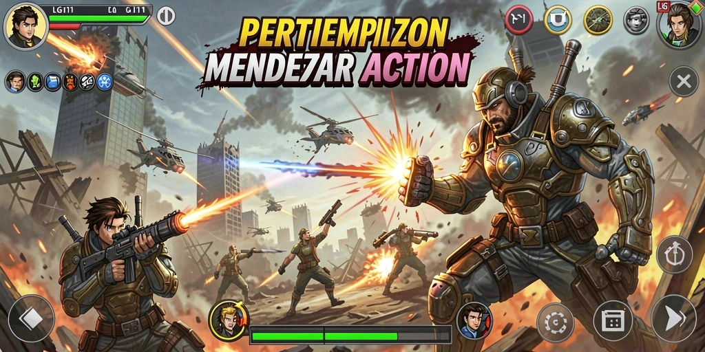 Tampilan aksi mendebarkan dari gameplay LG111 yang memikat.