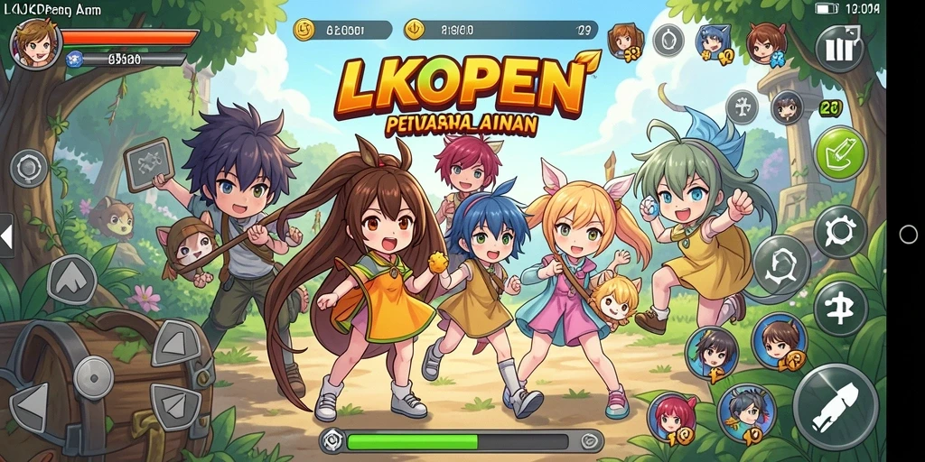 Tampilan gameplay LKOPEN yang menarik dan penuh aksi.