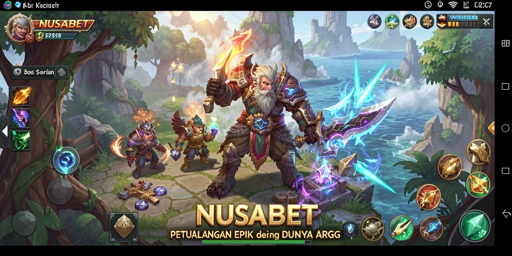 Gameplay ARPG menarik dan penuh aksi dalam NUSABET.