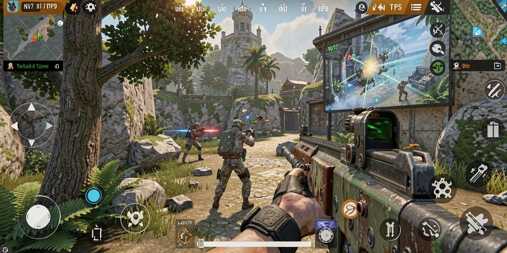 Tampilan action seru dalam gameplay NV77 yang mendebarkan.