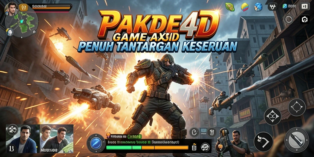 Tampilan seru gameplay PAKDE4D yang menantang dan mengasyikkan.