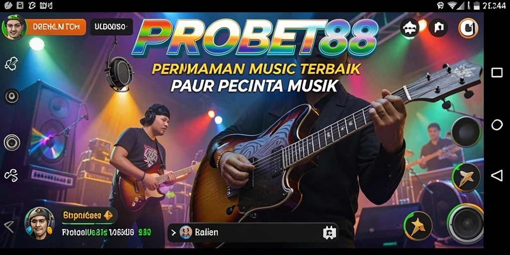 Tampilan gameplay interaktif dari PROBET88 yang menyajikan pengalaman musik yang menyenangkan.