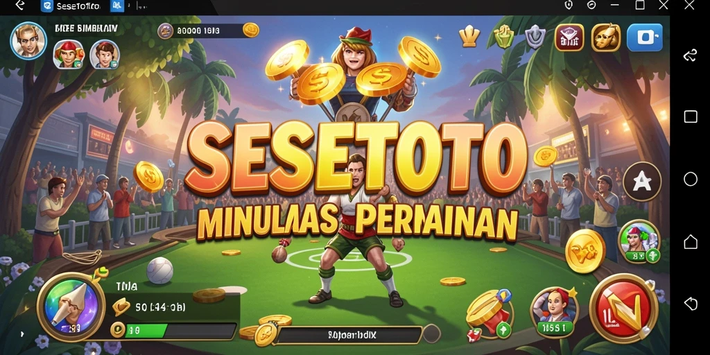 Tampilan gameplay SESETOTO yang menarik dan interaktif.