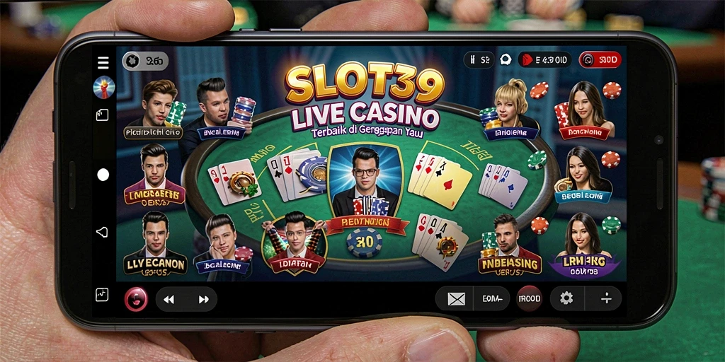 Gameplay Live Casino yang menegangkan dan interaktif di SLOT39.