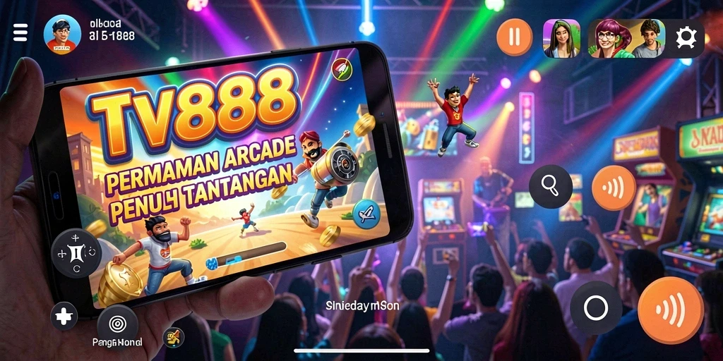 Tampilan gameplay <strong>TV888</strong> yang menegangkan di level menantang.