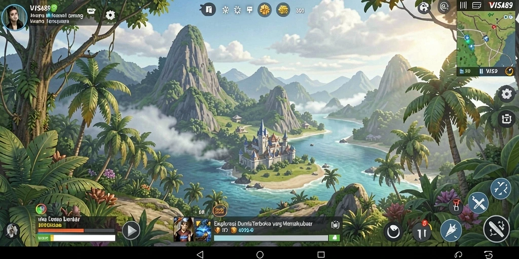 Gameplay menakjubkan dalam dunia terbuka penuh petualangan.