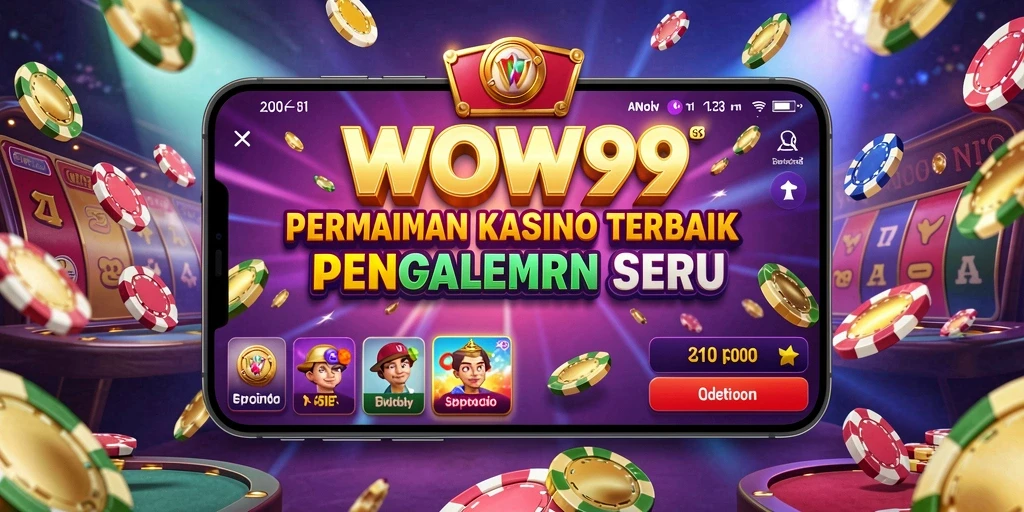 Screenshot WOW99 menampilkan gameplay Kasino yang menyenangkan dan menarik.